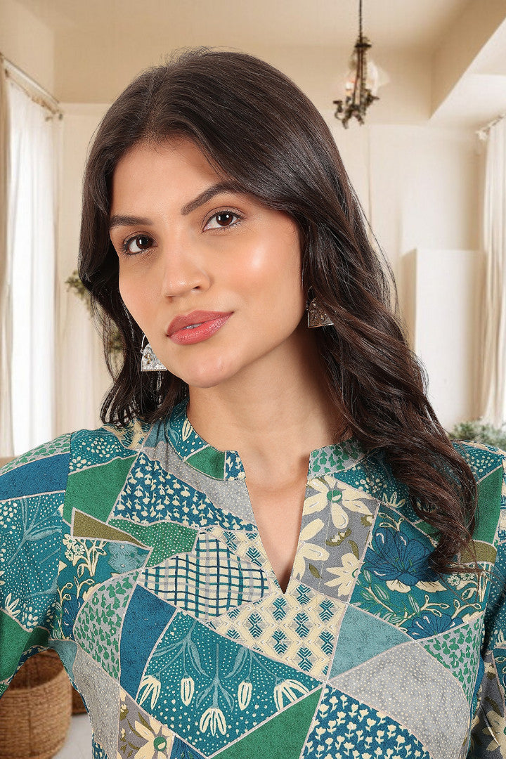 Elegant Printed Midi Dress For Every Occasion