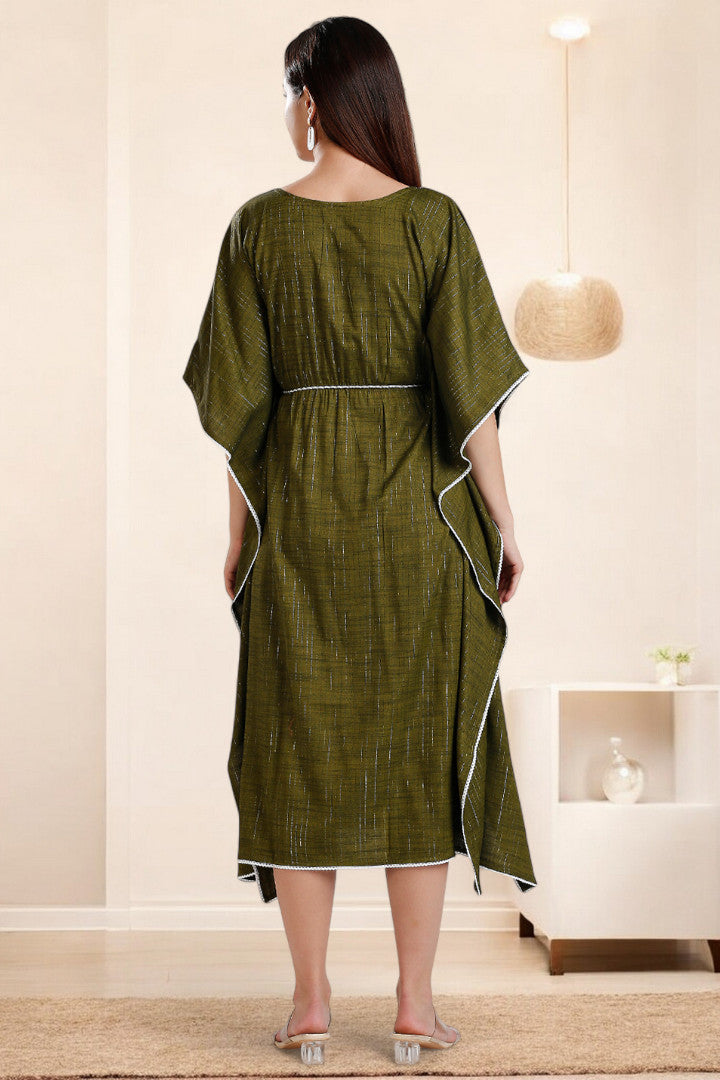 Rayon Printed Maternity Kaftan – Designed for Pregnancy & Nursing