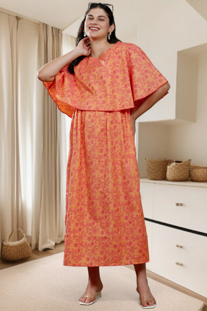 Maternity Poncho Gown for Easy Wear & All-Day Comfort