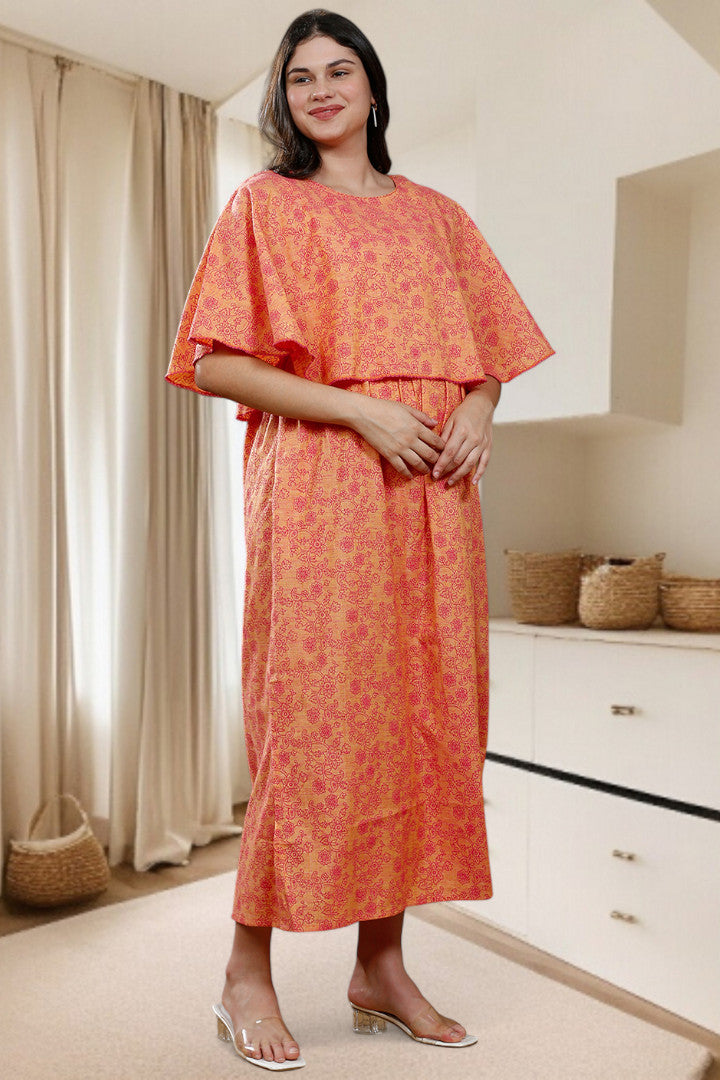 Maternity Poncho Gown for Easy Wear & All-Day Comfort