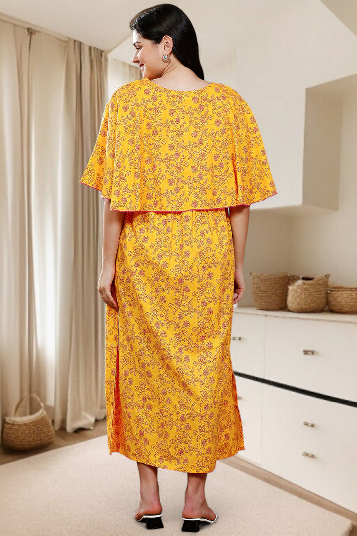 Maternity Poncho Gown for Easy Wear & All-Day Comfort