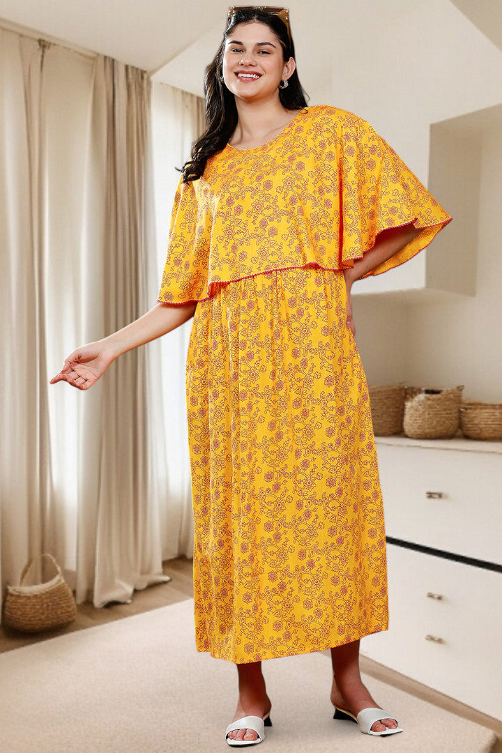 Maternity Poncho Gown for Easy Wear & All-Day Comfort