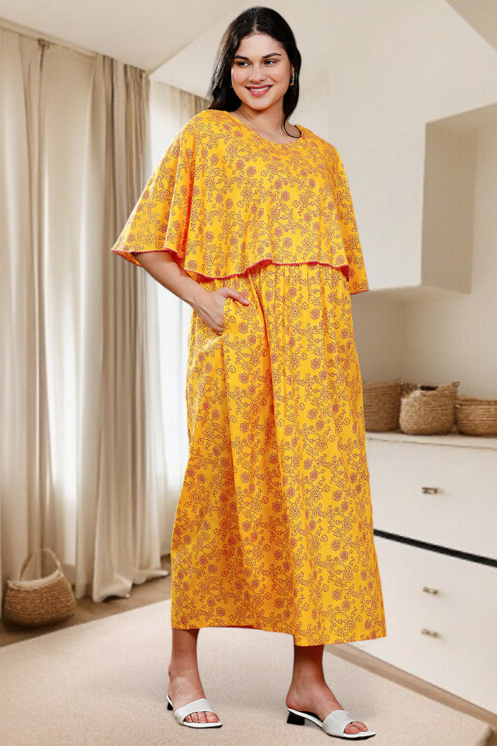 Maternity Poncho Gown for Easy Wear & All-Day Comfort