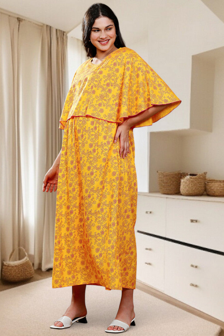 Maternity Poncho Gown for Easy Wear & All-Day Comfort