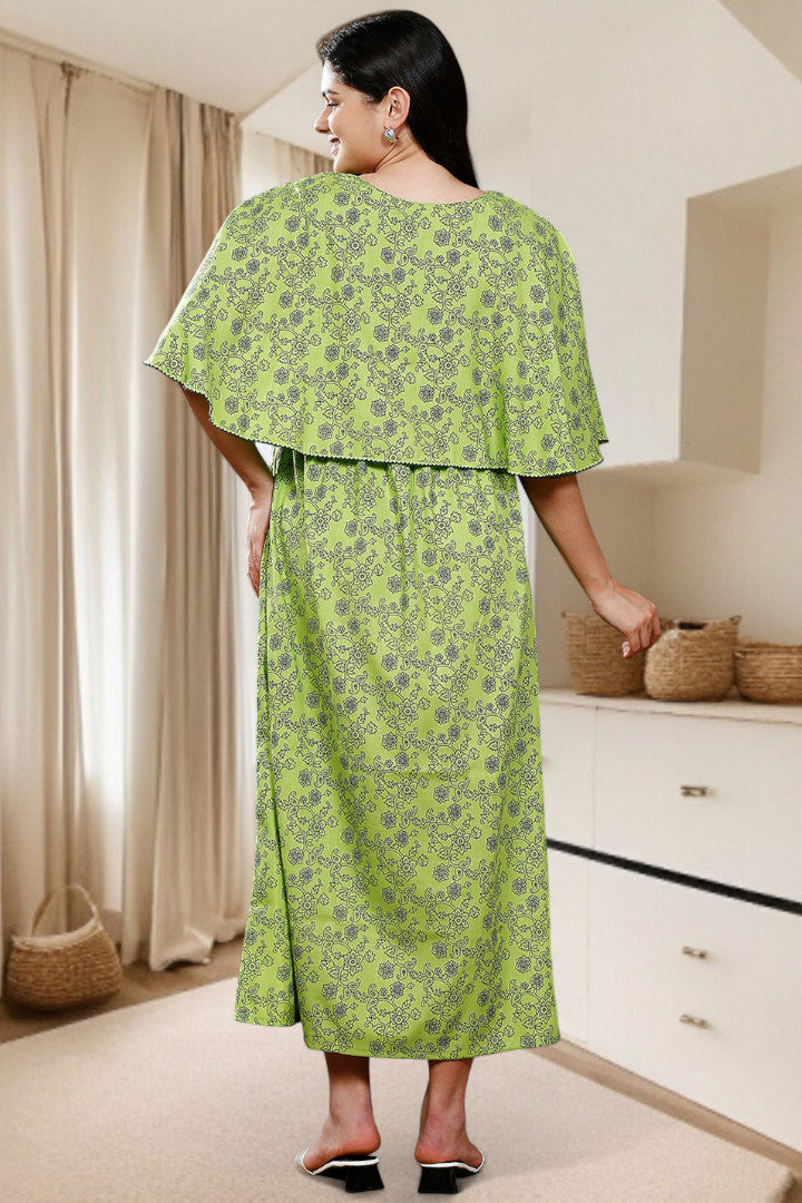 Maternity Poncho Gown for Easy Wear & All-Day Comfort
