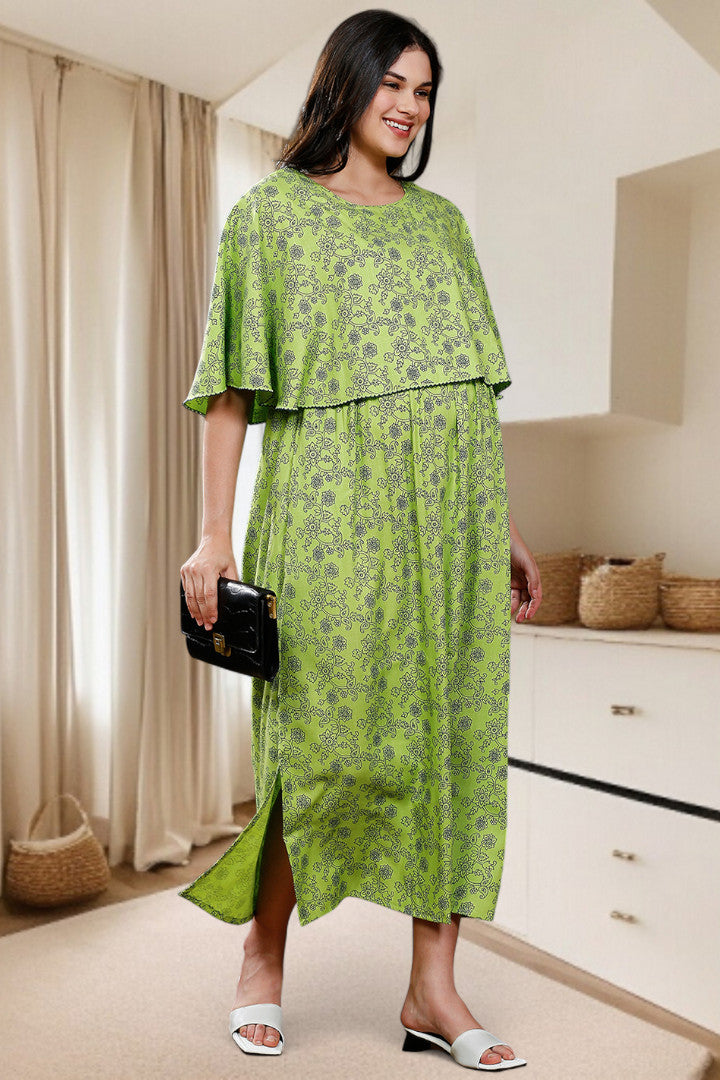 Maternity Poncho Gown for Easy Wear & All-Day Comfort