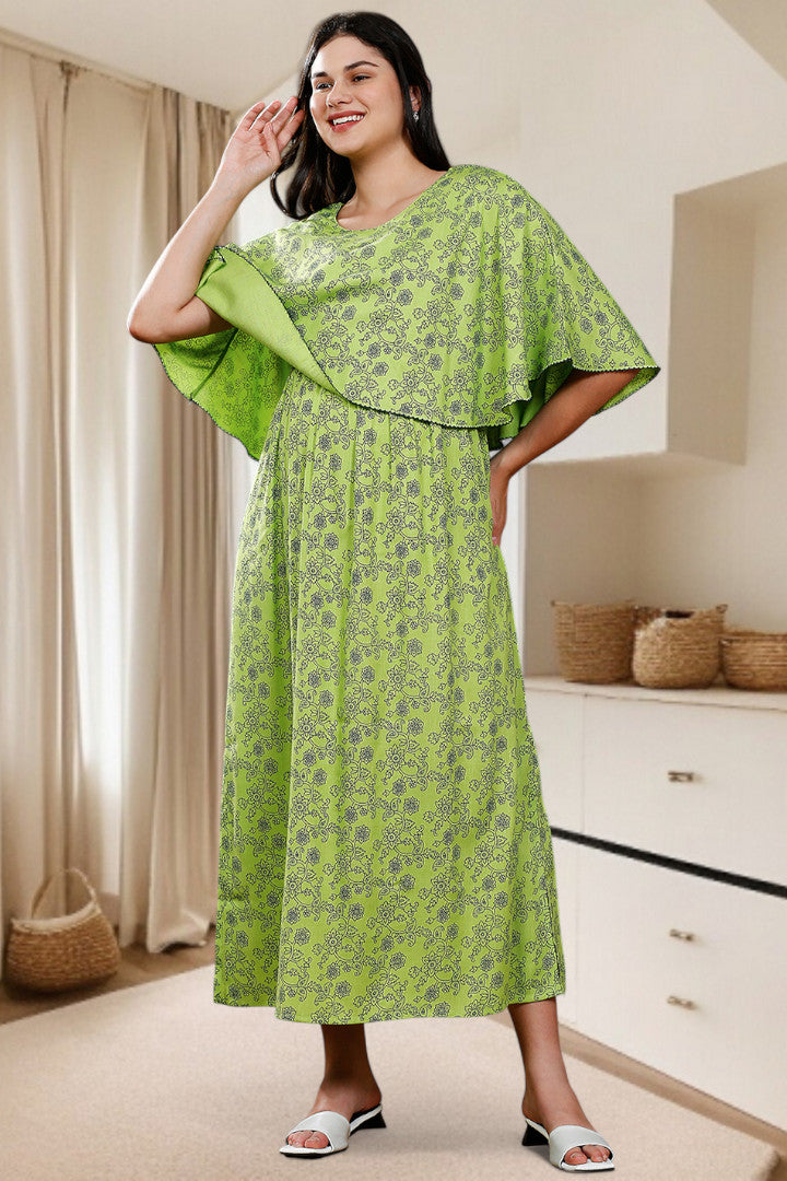 Maternity Poncho Gown for Easy Wear & All-Day Comfort