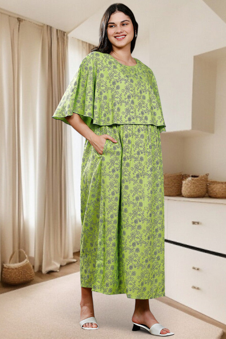 Maternity Poncho Gown for Easy Wear & All-Day Comfort