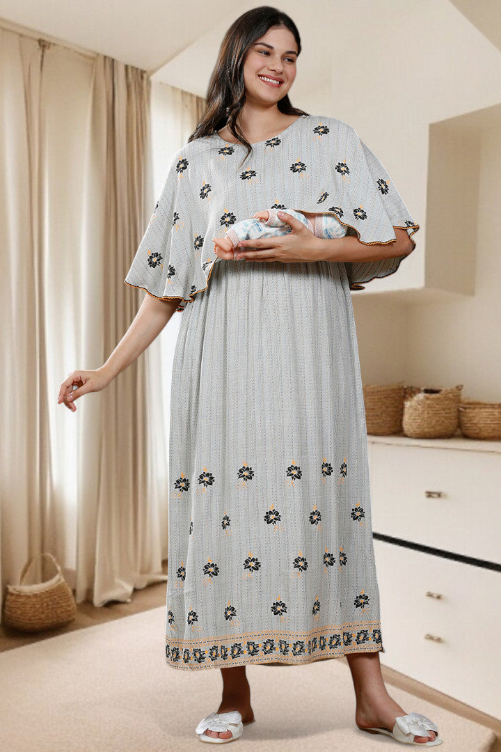 Maternity Poncho Gown for Easy Wear & All-Day Comfort