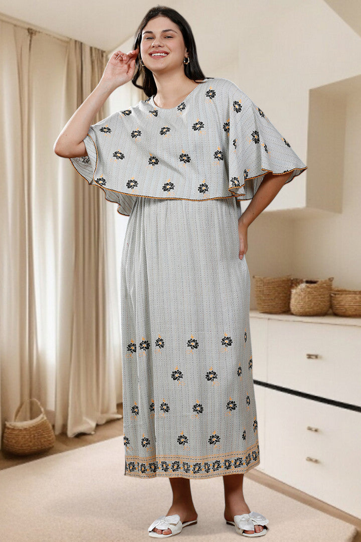 Maternity Poncho Gown for Easy Wear & All-Day Comfort