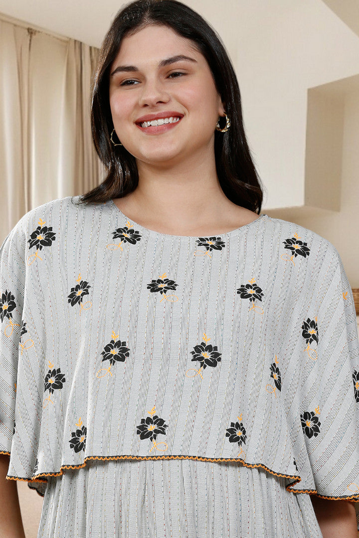 Maternity Poncho Gown for Easy Wear & All-Day Comfort