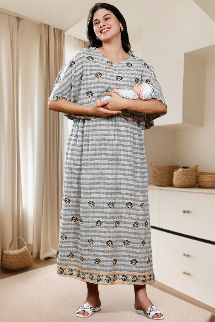 Maternity Poncho Gown for Easy Wear & All-Day Comfort