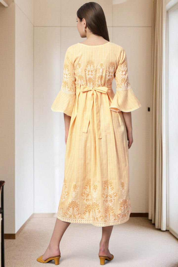 PolyCotton Printed Maternity Kurta – Designed for Pregnancy & Nursing