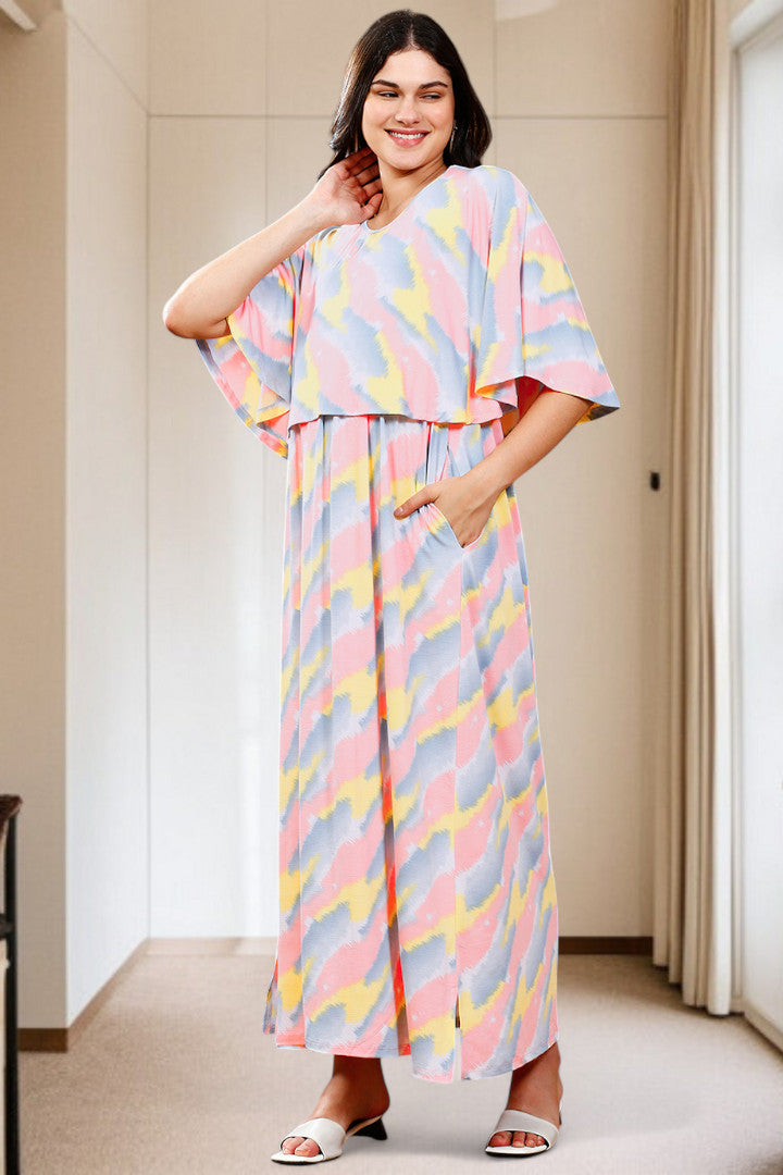 Zipless Maternity Poncho Gown for Easy Wear & All-Day Comfort