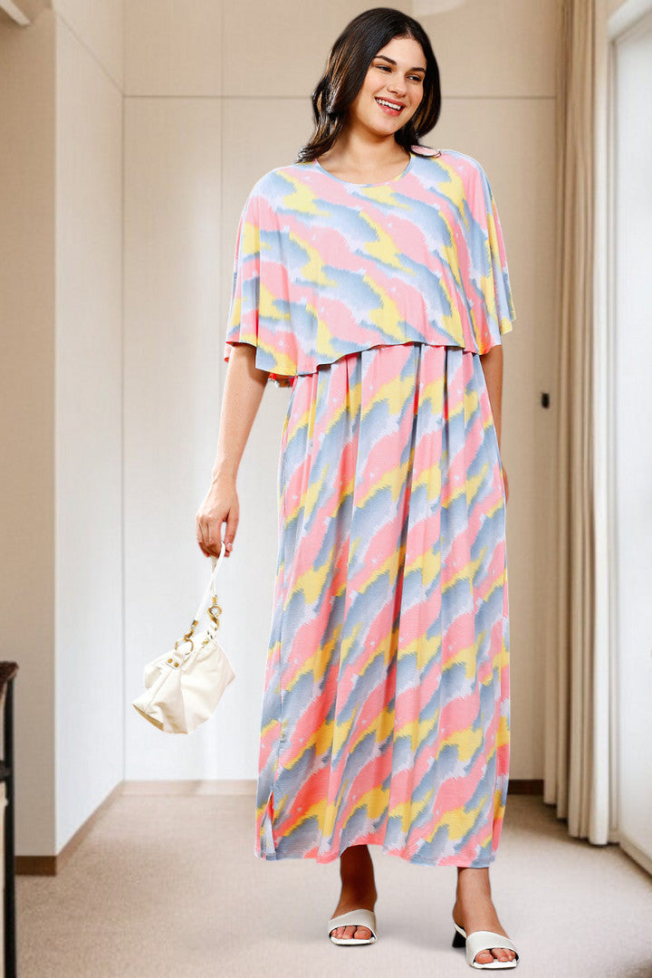 Zipless Maternity Poncho Gown for Easy Wear & All-Day Comfort