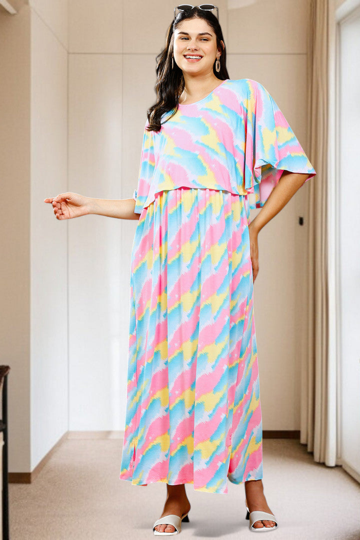 Zipless Maternity Poncho Gown for Easy Wear & All-Day Comfort