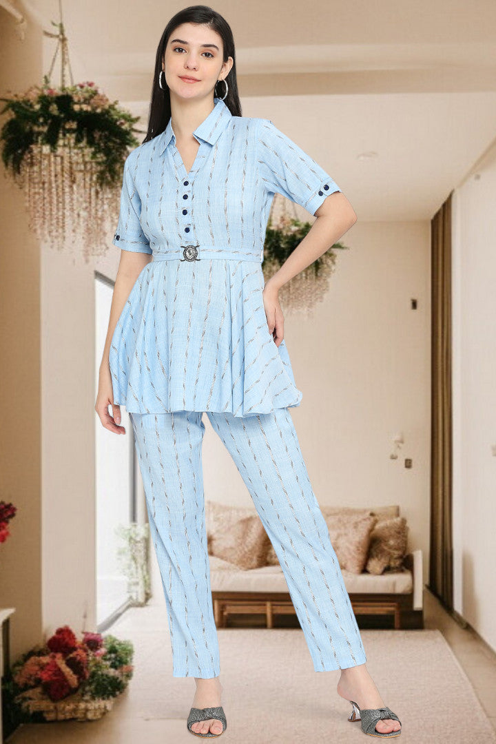 Trendy Cotton Co-ord Set – Stylish Two-Piece Outfit