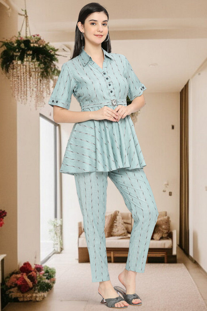 Trendy Cotton Co-ord Set – Stylish Two-Piece Outfit