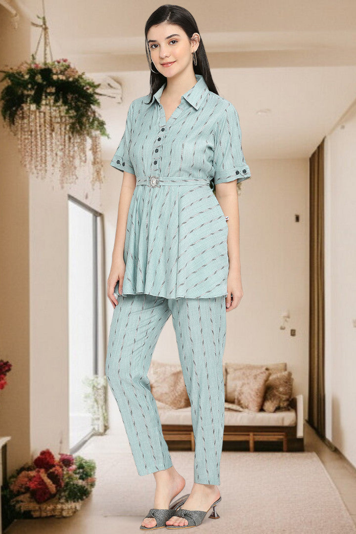Trendy Cotton Co-ord Set – Stylish Two-Piece Outfit