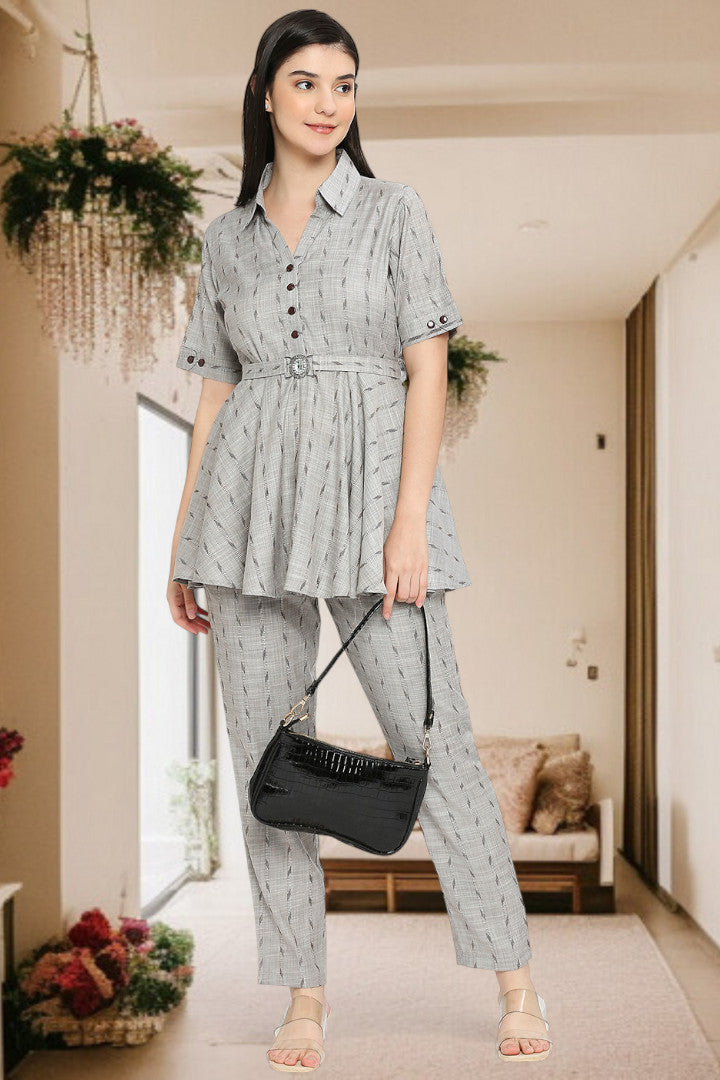 Trendy Cotton Co-ord Set – Stylish Two-Piece Outfit