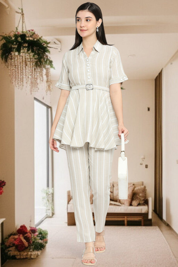Trendy Cotton Co-ord Set – Stylish Two-Piece Outfit
