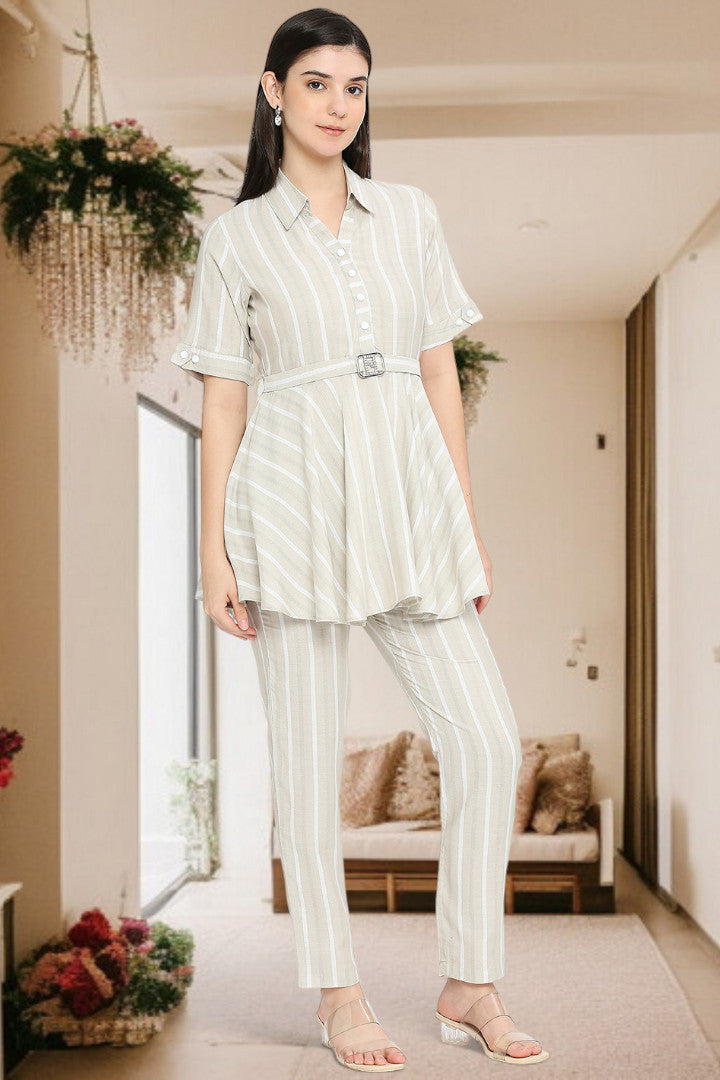 Trendy Cotton Co-ord Set – Stylish Two-Piece Outfit