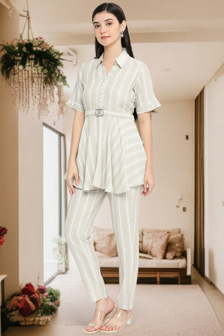 Trendy Cotton Co-ord Set – Stylish Two-Piece Outfit