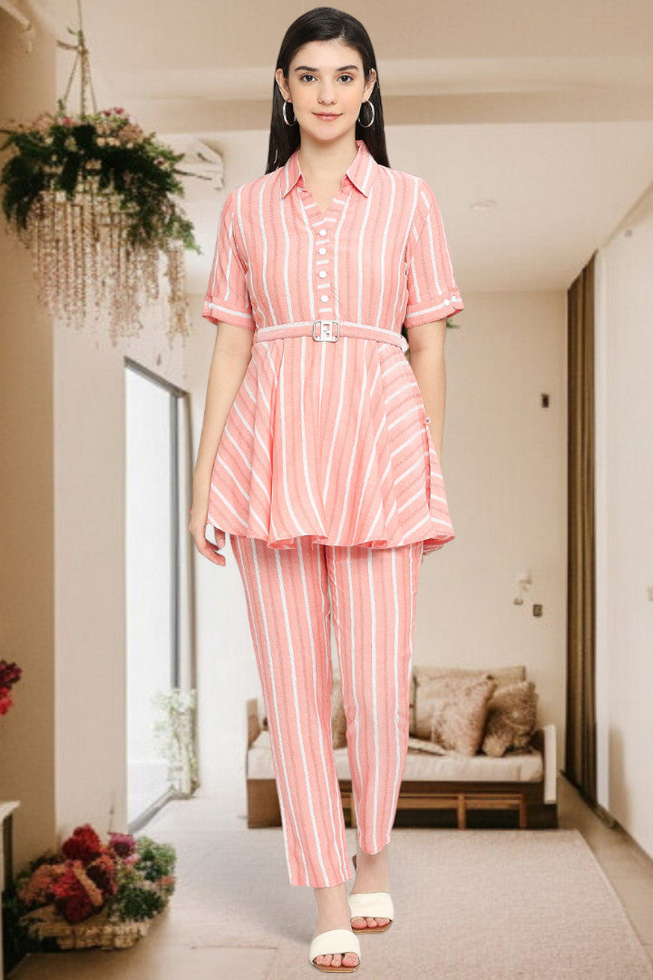 Trendy Cotton Co-ord Set – Stylish Two-Piece Outfit
