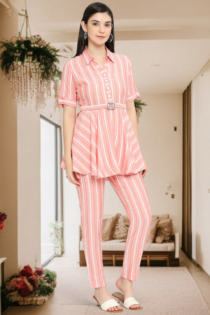 Trendy Cotton Co-ord Set – Stylish Two-Piece Outfit
