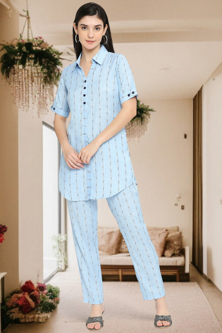 Trendy Cotton Co-ord Set – Stylish Two-Piece Outfit