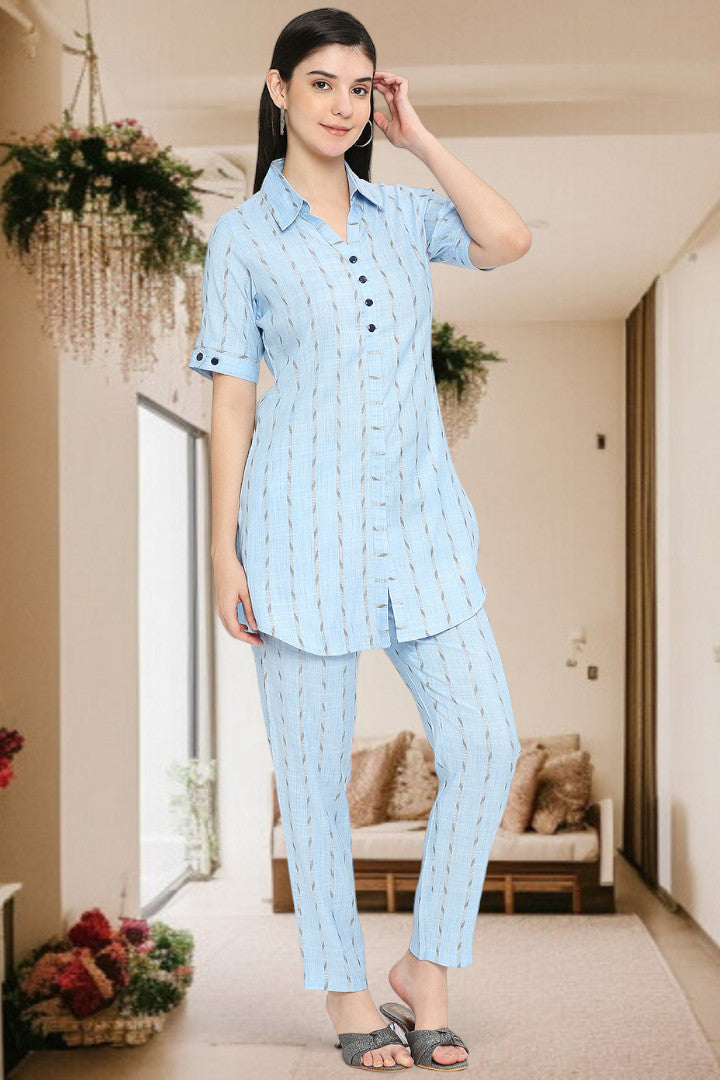 Trendy Cotton Co-ord Set – Stylish Two-Piece Outfit