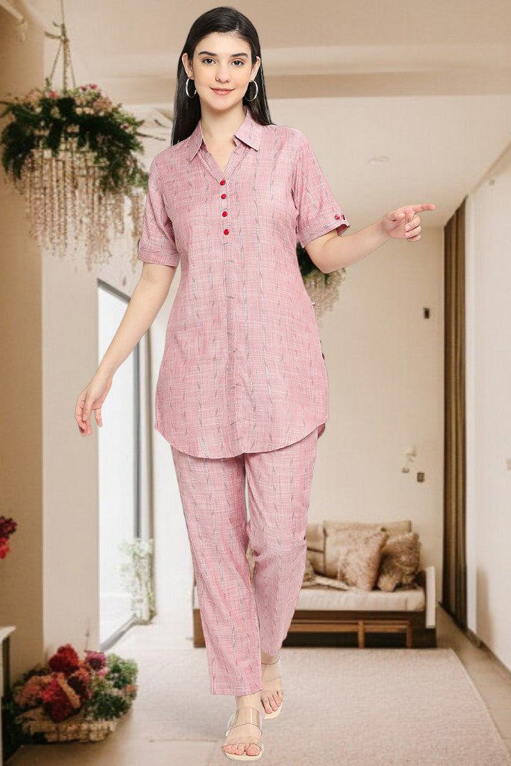 Trendy Cotton Co-ord Set – Stylish Two-Piece Outfit