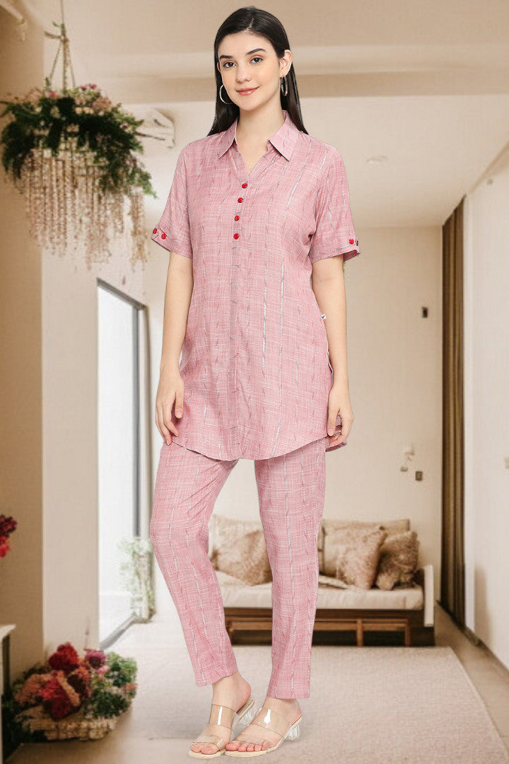 Trendy Cotton Co-ord Set – Stylish Two-Piece Outfit