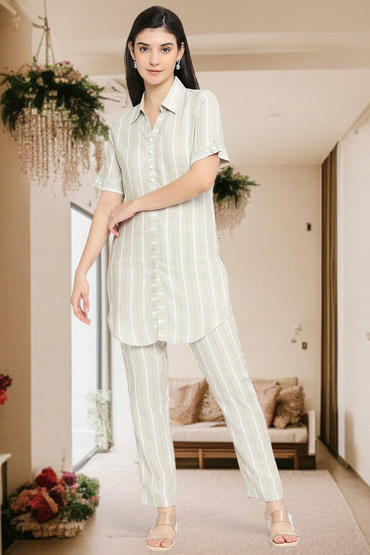Trendy Cotton Co-ord Set – Stylish Two-Piece Outfit