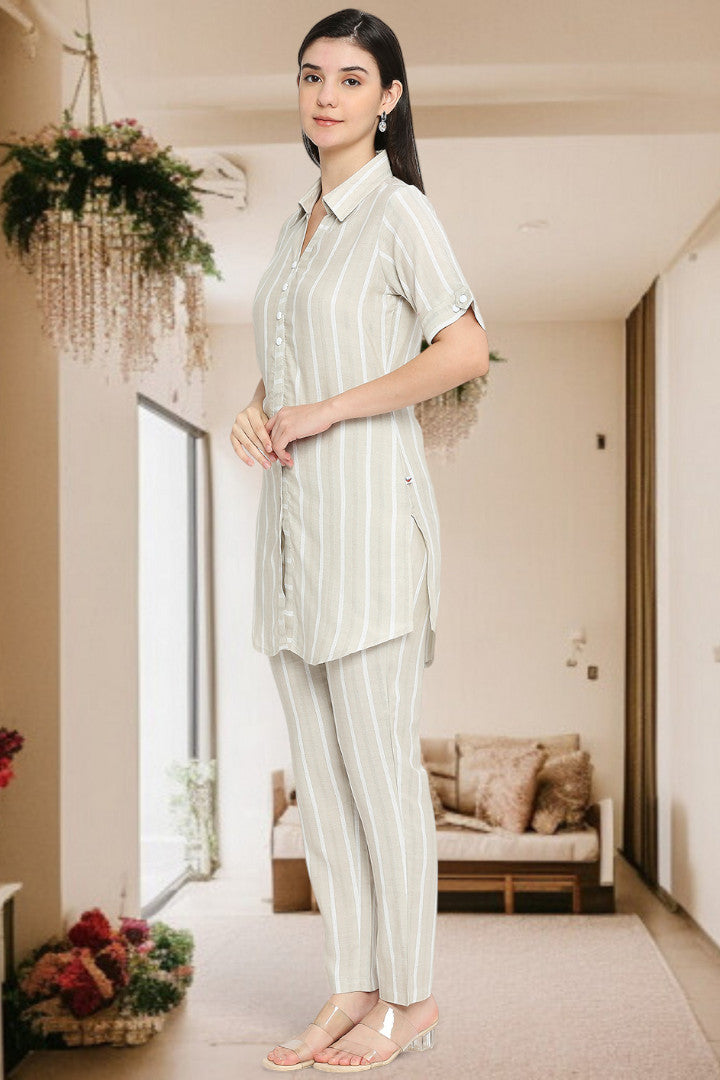 Trendy Cotton Co-ord Set – Stylish Two-Piece Outfit