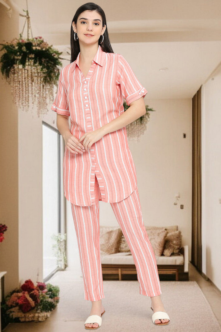 Trendy Cotton Co-ord Set – Stylish Two-Piece Outfit