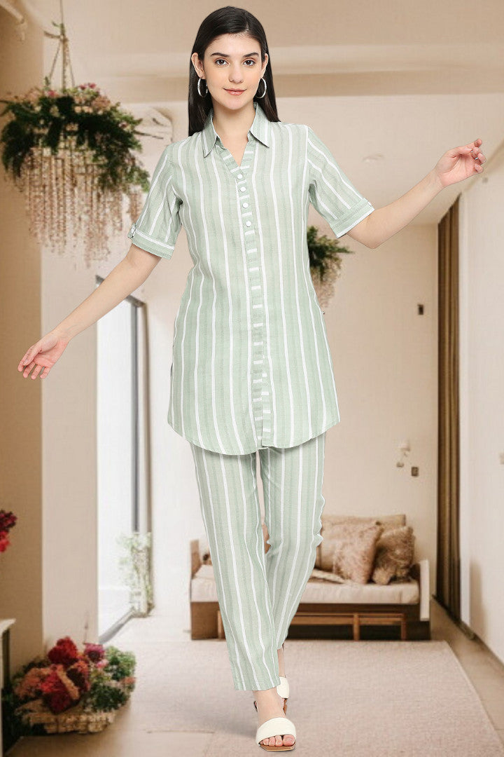 Trendy Cotton Co-ord Set – Stylish Two-Piece Outfit