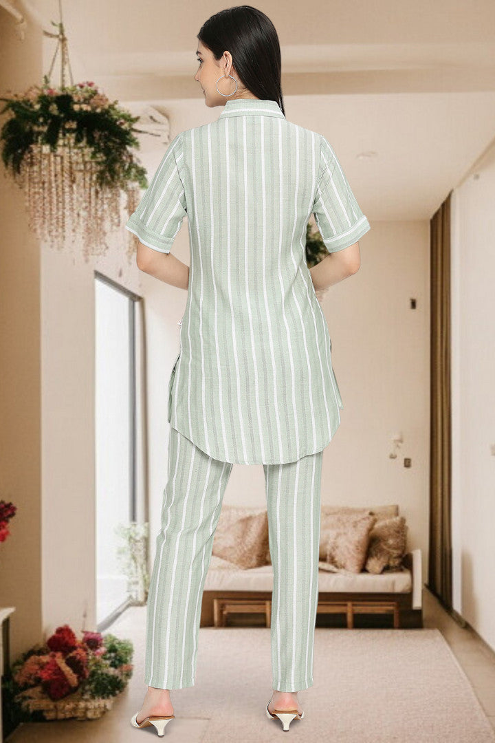 Trendy Cotton Co-ord Set – Stylish Two-Piece Outfit