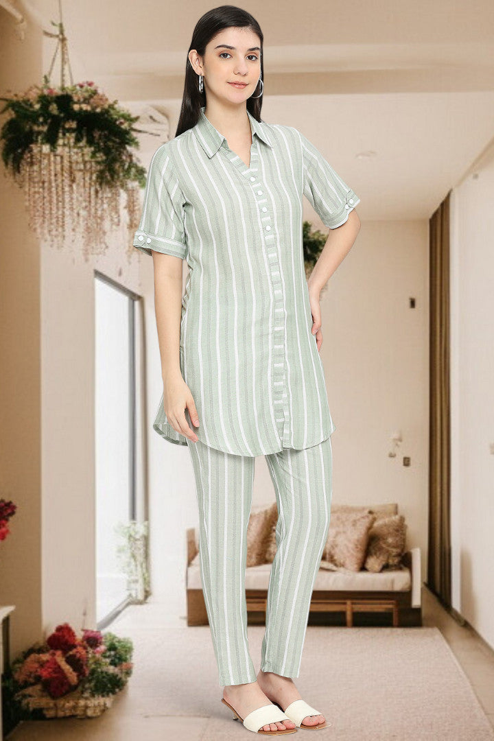 Trendy Cotton Co-ord Set – Stylish Two-Piece Outfit