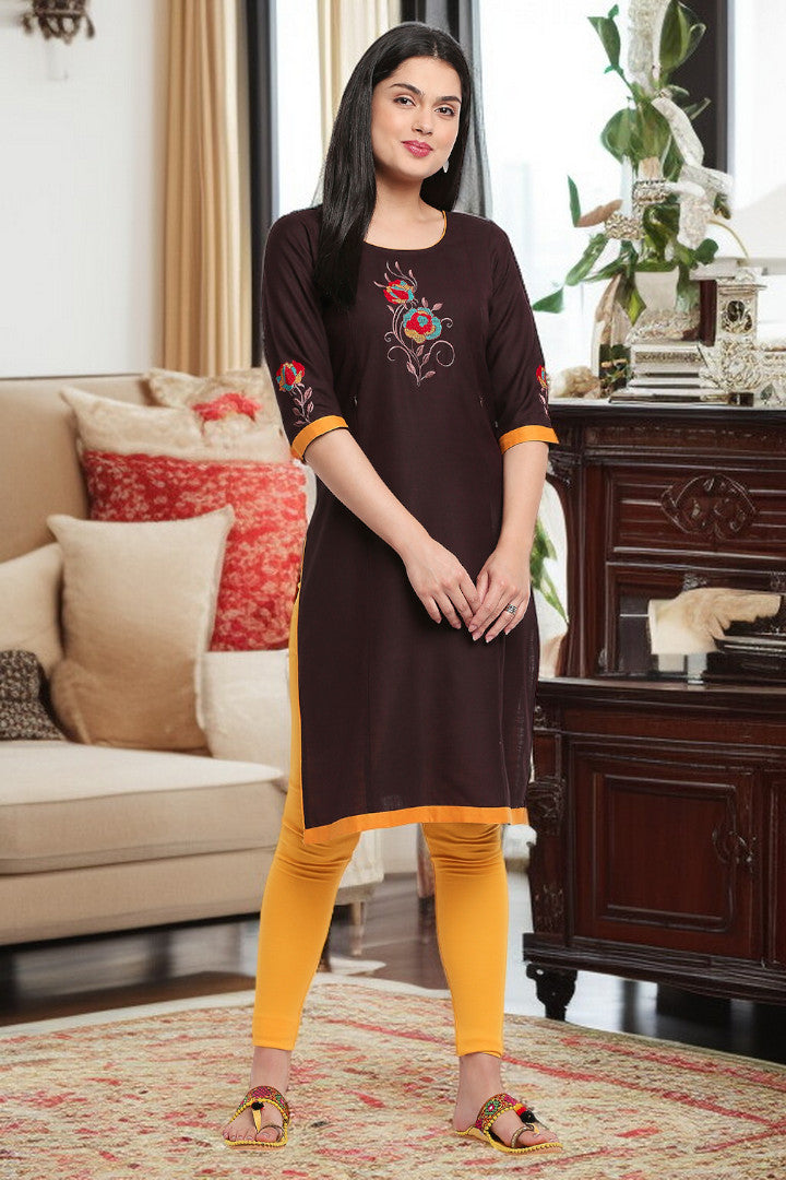PolyCotton Maternity Kurta For Pregnancy & Nursing