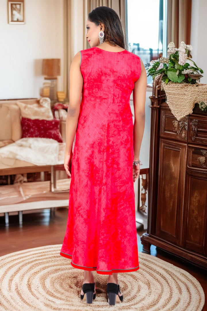 PolyCotton Maternity Kurta - Designed For Pregnancy & Feeding