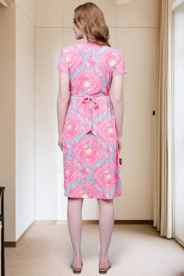Stylish Pregnancy Dress – Soft Fabric, No Zipper