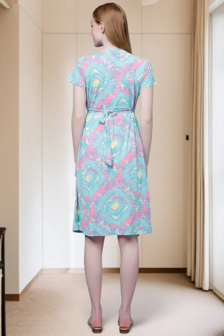 Stylish Pregnancy Dress – Soft Fabric, No Zipper