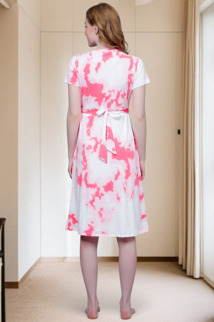 Stylish Pregnancy Dress – Soft Fabric, No Zipper