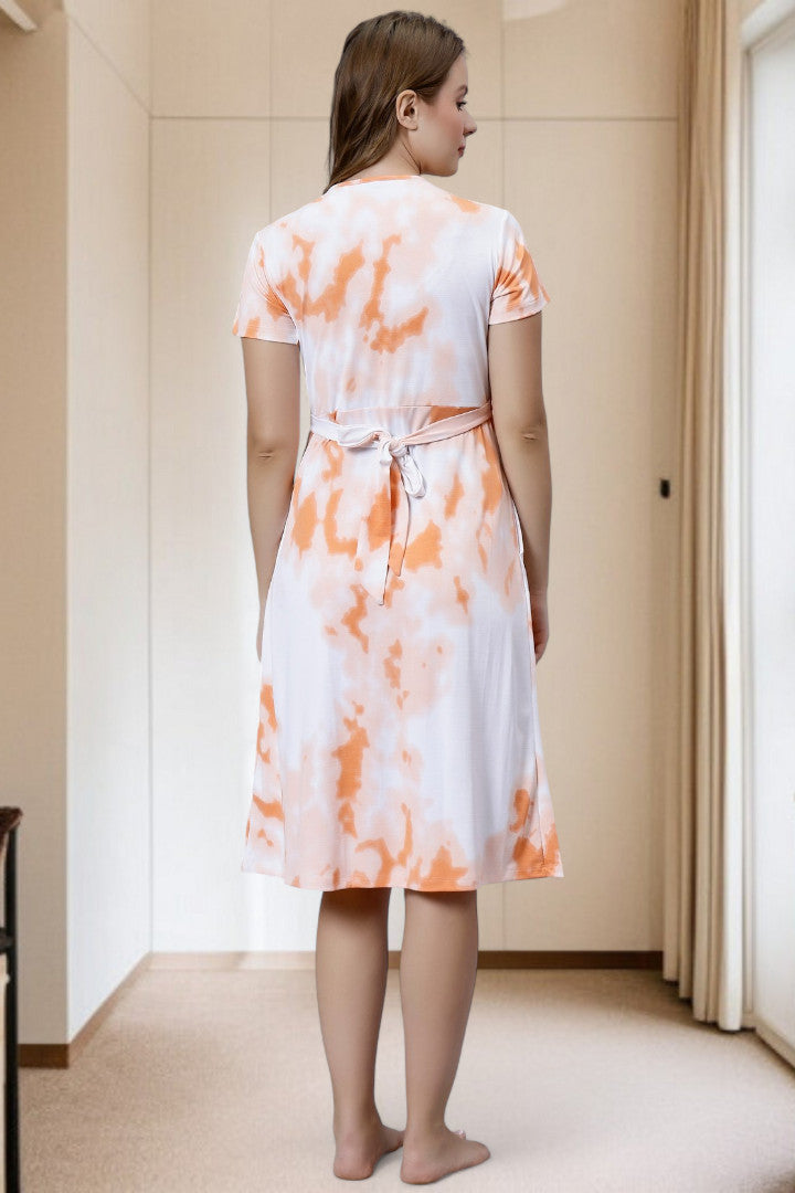 Stylish Pregnancy Dress – Soft Fabric, No Zipper