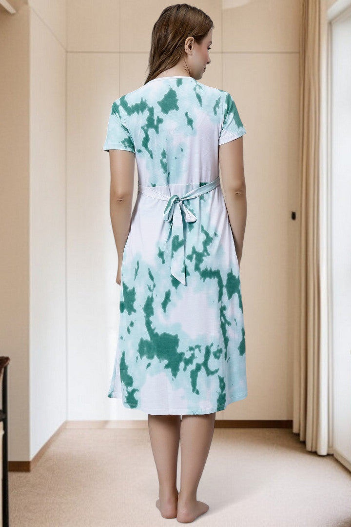 Stylish Pregnancy Dress – Soft Fabric, No Zipper