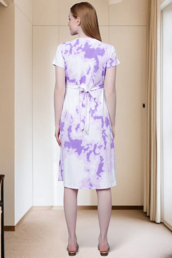 Stylish Pregnancy Dress – Soft Fabric, No Zipper