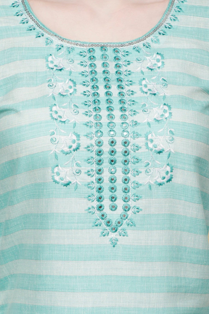 Casual Ethnic Straight Kurta Set - Everyday Comfortable