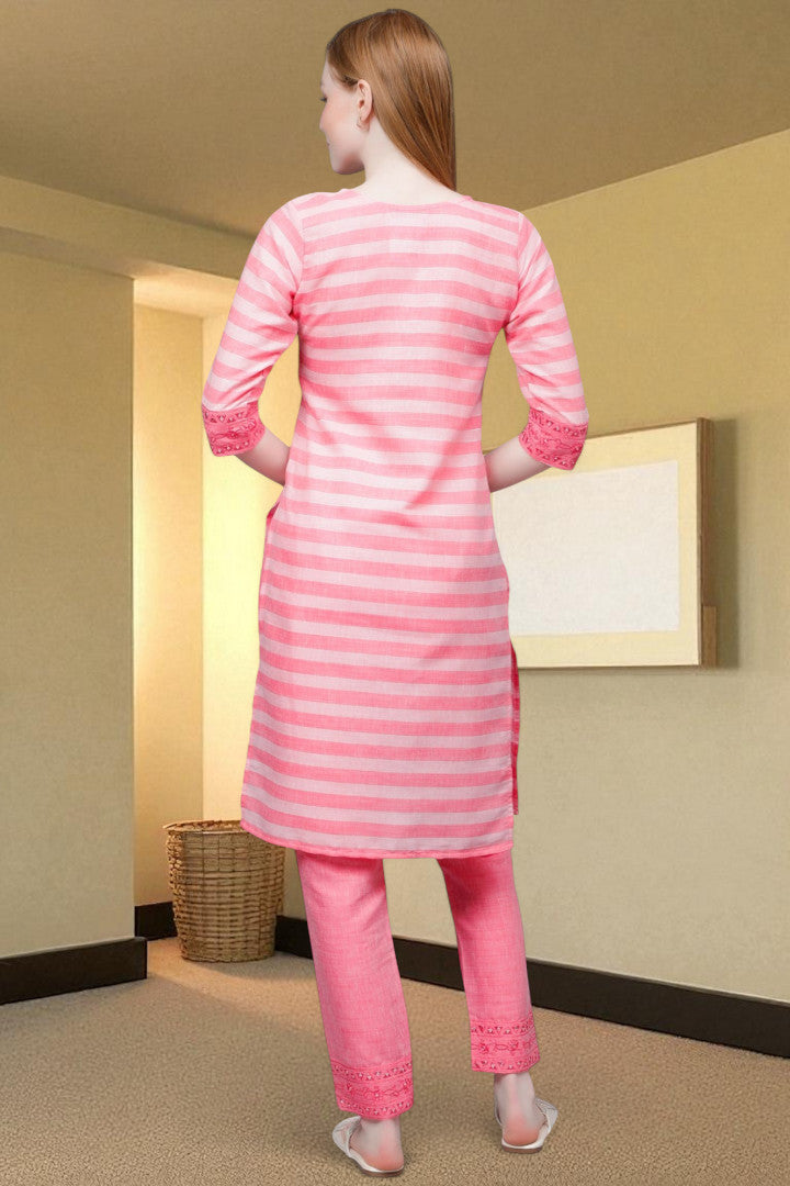 Casual Ethnic Straight Kurta Set - Everyday Comfortable