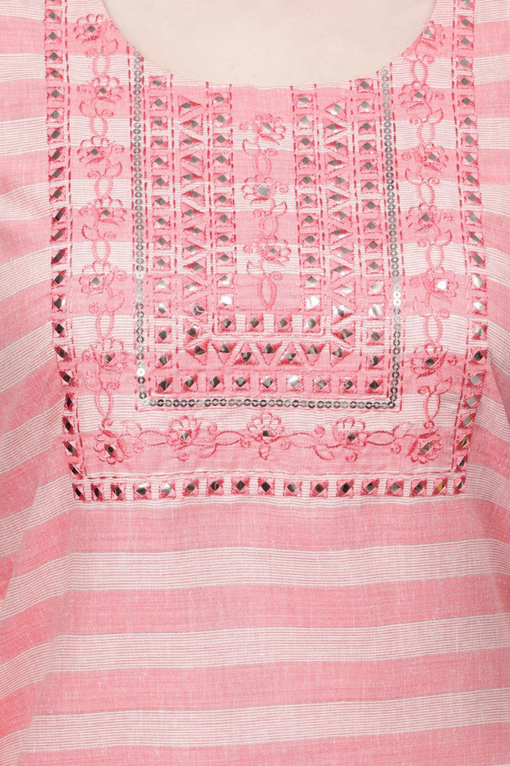 Casual Ethnic Straight Kurta Set - Everyday Comfortable